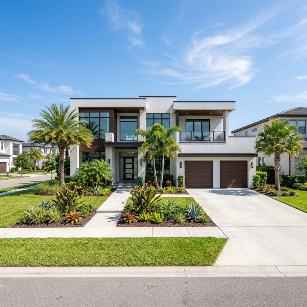 Modern home in Laureate Park Lake Nona Florida